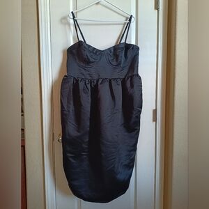 Chic Strapless Black Dress NWOT. Size XXL